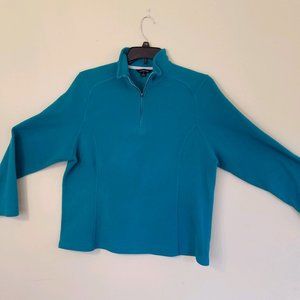 Lands End Fleece Quarter Zip Pullover